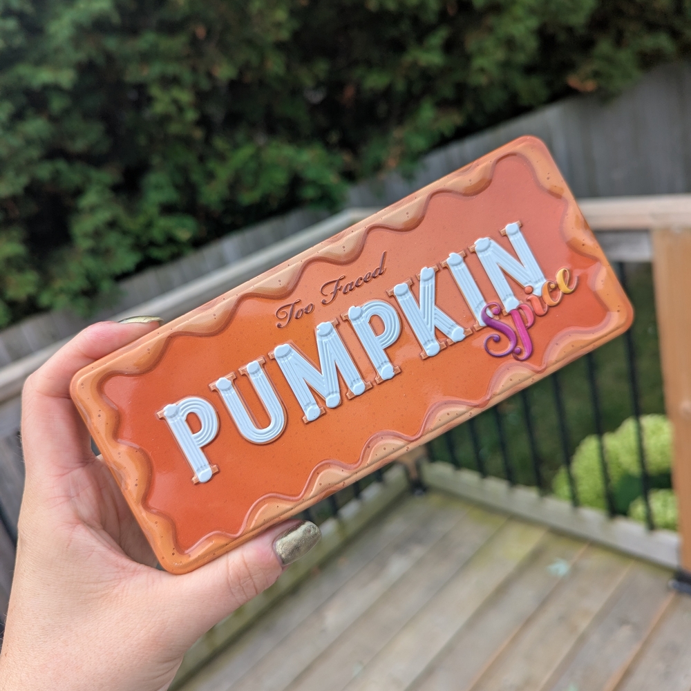 Too Faced Pumpkin Spice Eyeshadow Palette